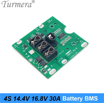 Turmera 4S 14.4V 16.8V 30A 18650 Lithium Battery BMS for Screwdriver Shura Charger Protection Board fit for d ewalt 14.4V 16.8V