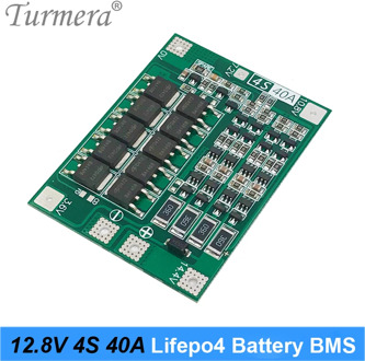 Turmera 4S 40A 12.8V 14.4V 32650 32700 Lifepo4 Battery BMS for Electric Boat Uninterrupted Power Supply 12V Solar Panel Battery