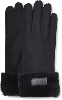 Turn Cuff Dames Handschoenen - Black - Maat S