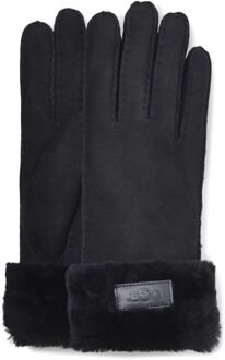 Turn Cuff Dames Handschoenen - Black - Maat S