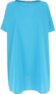 Turquoise Korte Jurken voor de Moderne Vrouw Liviana Conti , Blue , Dames - XS