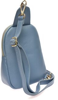 Turquoise Leren Tas