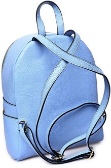 Turquoise Leren Tas