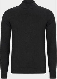 Turtle neck art-310/8006-black - maat XXL Zwart