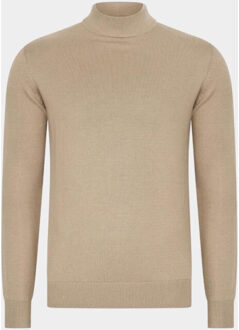 Turtle neck art-310/8014-taupe Beige - XXXL