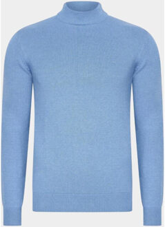 Turtle neck art-310/8148-light blue Blauw - XL