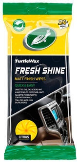 Turtle Wax Interieurreiniger Doekjes Fresh Shine Matt 24 Stuks