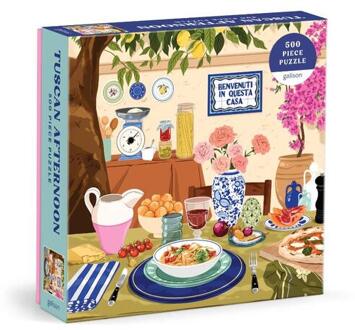 Tuscan Afternoon 500 Piece Puzzle -  Galison (ISBN: 9780735383609)