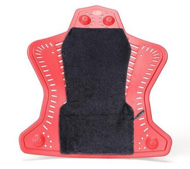 Tussen De Taille Schotel Lumbale Uitstekend Gerecht Tractor Spinale Massage Taille Riem Orthesen Kussen Voor Leunend Op De SpineJ1926 rood en zwart