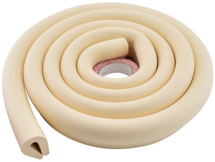 Tusunny 'U' Stijl 2 M Bumper Strip Baby Veiligheid Hoekbeschermer Glazen Tafel Edge Corner Guards Tafel Meubelen Kussen strip beige