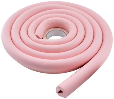 Tusunny 'U' Stijl 2 M Bumper Strip Baby Veiligheid Hoekbeschermer Glazen Tafel Edge Corner Guards Tafel Meubelen Kussen strip roze