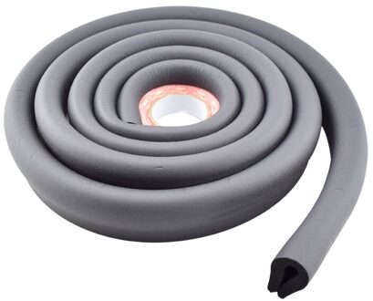 Tusunny 'U' Stijl 2 M Bumper Strip Baby Veiligheid Hoekbeschermer Glazen Tafel Edge Corner Guards Tafel Meubelen Kussen strip zwart