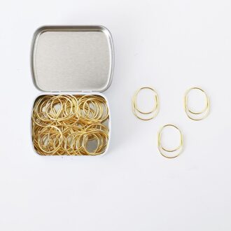 Tutu Factory Supply 20 Stks/partij 19X25Mm Kawaii Baby Vet Paperclips Goud Beschikbaar Grote Breed Papier Clips op H0495