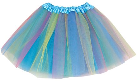 Tutu Rok Outfits Peuter Kids Meisjes Baby Multicolor Tulle Ballet Rok Gonna Kostuum Baby Rok Spodniczka Dla Dziewczynki blauw