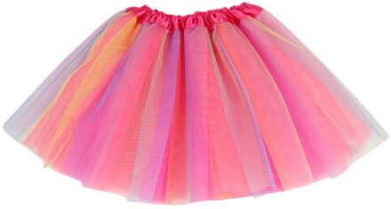 Tutu Rok Outfits Peuter Kids Meisjes Baby Multicolor Tulle Ballet Rok Gonna Kostuum Baby Rok Spodniczka Dla Dziewczynki heet roze