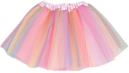 Tutu Rok Outfits Peuter Kids Meisjes Baby Multicolor Tulle Ballet Rok Gonna Kostuum Baby Rok Spodniczka Dla Dziewczynki roze