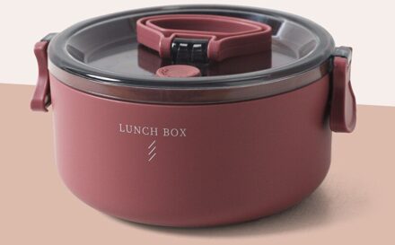 Tuuth Multi-layer Lunchbox Milieuvriendelijke Bpa Gratis Materiaal Thermische Voedsel Container Voor Kinderen Kantoor rood-1