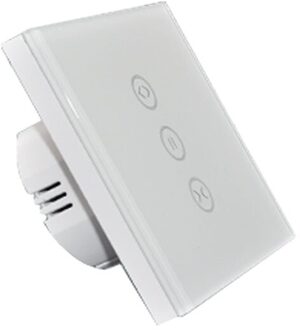 Tuya app EU wifi smart touch gordijn schakelaar voice control door Alexa en Google telefoon controle Voor Elektrische gordijn motor EU version
