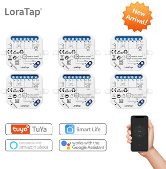 Tuya App Wifi Curtain Switch for Motorized Exterior Screens works with Google Assistant and Echo Alexa Voice Control