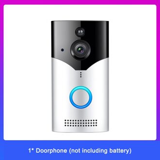 Tuya App Wifi Video Deurbel Camera Hd 1080P Wireless Home Camera Video Intercom Batterij Deurbel 166 Graden View pir Motion option 1