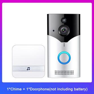 Tuya App Wifi Video Deurbel Camera Hd 1080P Wireless Home Camera Video Intercom Batterij Deurbel 166 Graden View pir Motion option 3