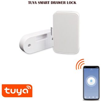Tuya Smart Bluetooth Ladeblok Lock Keyless Onzichtbare Slot Archiefkast Kast Lock Lade Schakelaar App Unlock Kind Veiligheid