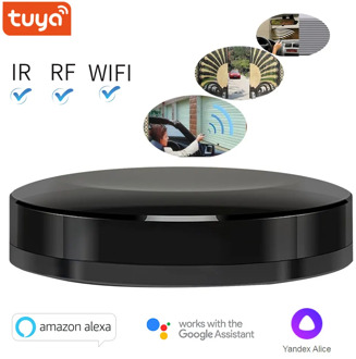 TUYA Smart Home IR+RF+4G Tv Light air fan DVD Switch Remote Control Controller Intelligent for Alexa Google home Yandex Alice