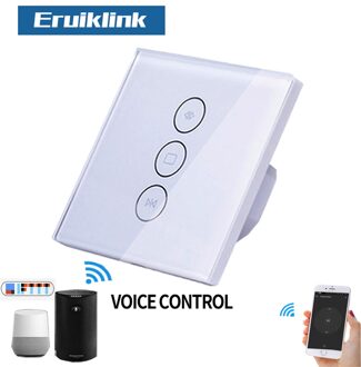Tuya Smart Leven WiFi Gordijn Jaloezieën Schakelaar voor Elektrische Rolluik gemotoriseerde Voice Mobiele Afstandsbediening Muur Touch Switch