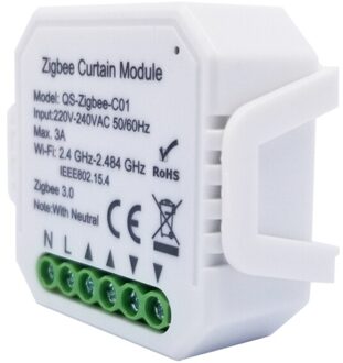 Tuya Smart Leven Zigbee Gordijn Switch Module Voor Rolluik Blind Motor App Afstandsbediening Ondersteuning Google Thuis