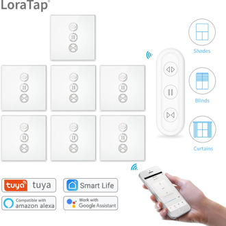 Tuya Smart Life Curtain Switch Remote Control Blinds Engine Roller Shutter RF+WIFI App Timer Google Home Aelxa Echo Smart Home