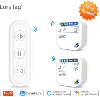 Tuya Smart Life WiFi Blind Curtain Switch with Remote for Electric Roller Shutter Sunscreen Google Home Amazon Alexa Smart Home