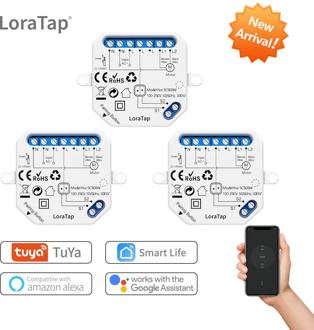 Tuya Smart Life Wifi Curtain Switch for Motorized Curtains works with Google Assistant and Echo Alexa Voice Control