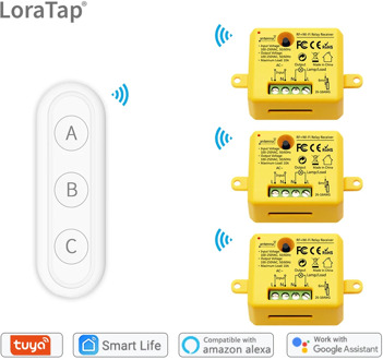 Tuya Smart Life WiFi Switch Socket Relay module New with remote control google Home Alexa Echo DIY smart home Automation