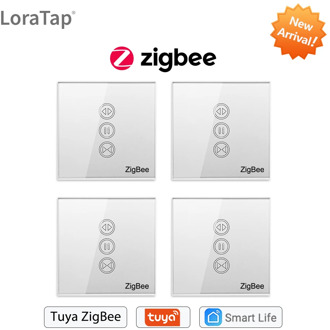 Tuya Smart Life ZigBee 3.0 Sliver Curtain Blind Switch for Roller Shutter Electric motor Google Home Alexa Echo Voice Control