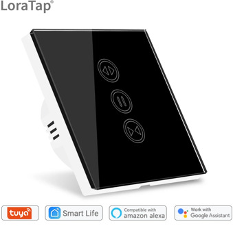 Tuya Smart WiFi Blinds Roller Shutter Curtain Touch Switch App Timer Remote Control Voice Control with Google Home Alexa Echo