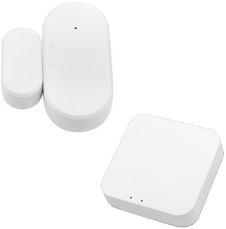 Tuya Smart Wifi Deur Sensor Deur Open/Gesloten Detectoren Magnetische Schakelaar Raam Sensor Home Security Alert Beveiliging Alarm een reeks