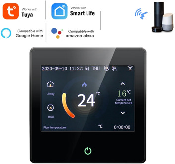 TUYA Smart WiFi Thermostat Temperature Controller With Big Screen for Water Electric Floor Gas Boiler Heating Control