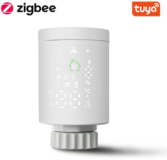 Tuya Smart ZigBee Radiator Actuator Programmable Thermostat Thermostatic Radiator Valve Temperature Controller Support Alexa