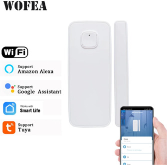 Tuya smartlife WIFI Door / Window Detector WiFi App Notification Alerts Security Sensor support alexa google home no need hub