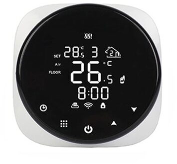 Tuya Wifi Circulaire Water Vloerverwarming Boiler Thermostaat Ronde Programmeerbare Digitale Intelligente Thermostaat elektrisch heating
