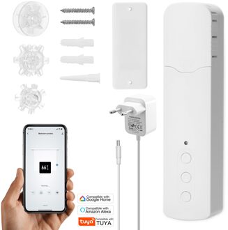 Tuya Wifi Gordijn Motor Intelligente Home Elektrische Gordijn Motoren App Controle Voice Control Rustig Met Alexa Google Thuis EU plug