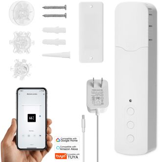 Tuya Wifi Gordijn Motor Intelligente Home Elektrische Gordijn Motoren App Controle Voice Control Rustig Met Alexa Google Thuis US plug