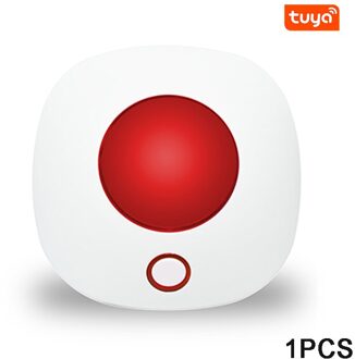 Tuya Wifi Licht Sirene Alarm 100dB Luidspreker Indoor Draadloze 433Mhz Strobe Siren Beveiliging Alarmen Voor Tuya 4G Gsm alarmsysteem 1stk