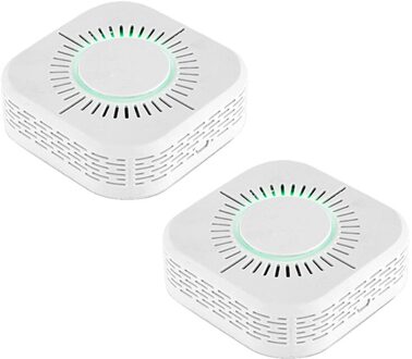 Tuya Wifi Rookmelder Bescherming Rookmelder Rokerij Combinatie Fire Alarm Security Systeem Brandweerlieden Smartlife 2stk