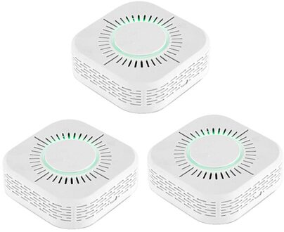 Tuya Wifi Rookmelder Bescherming Rookmelder Rokerij Combinatie Fire Alarm Security Systeem Brandweerlieden Smartlife 3stk