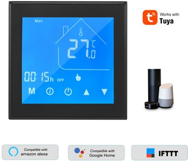 Tuya Wifi Slimme Thermostaat Elektrische Vloerverwarming Water/Gas Boiler Programmeerbare Temperatuur Controller Voor Google Home Alexa