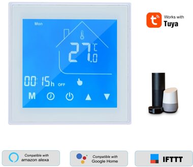 Tuya Wifi Slimme Thermostaat Elektrische Vloerverwarming Water/Gas Boiler Programmeerbare Temperatuur Controller Voor Google Home Alexa