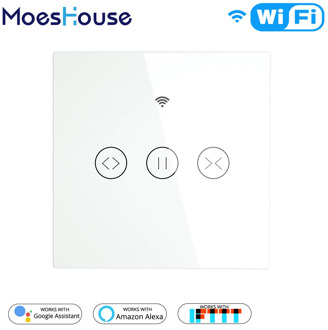 Tuya WiFi Smart Curtain Blind Switch for Electric Motorized Curtain Roller Shutter Works with Alexa Google Home Smart Home