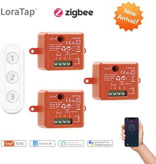 Tuya ZigBee 3.0 Smart Life Socket Module Wireless Light Switch Remote Control Kit Work with Echo Alexa Google Home Voice Control