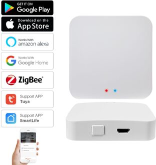 Tuya Zigbee Gateway Hub Brug Afstandsbediening Draadloze Smart Home Apparaat Via Smartlife App Werkt Met Alexa Google Thuis